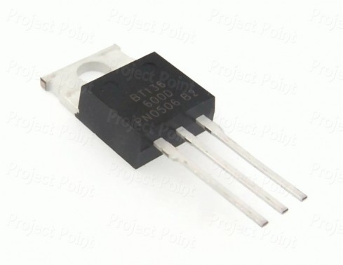 BT136 - 600V 4A Triac - BT136-600D (Min Order Quantity 1pc for this Product)