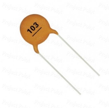 0.01uF - 10nF 50V Ceramic Disc Capacitor (Min Order Quantity 1 pc for this Product)