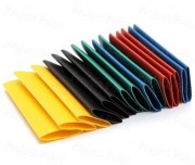 Pre-Cut Heat Shrink Tube 9mm x 60mm Black - 20 Pcs