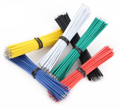 Pre-cut and pre-stripped Breadboard Connecting Wires 5-Inch x 50 Pcs (Min Order Quantity 1pc for this Product)