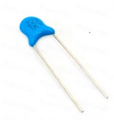 0.0022uF - 2.2nF 1kV High Quality Ceramic Disc Capacitor (Min Order Quantity 1 pc for this Product)