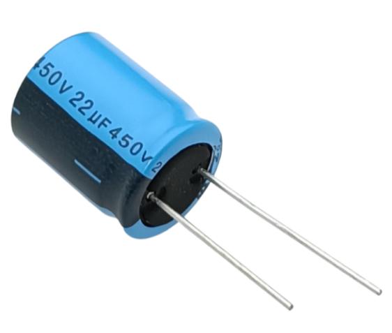 22uF 450V High Quality Electrolytic Capacitor - Vishay (Min Order Quantity 1 pc for this Product)