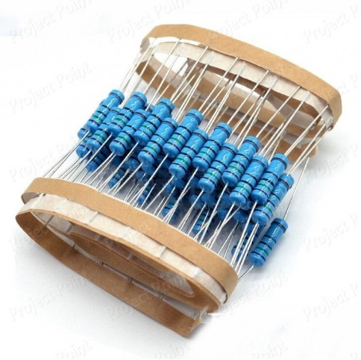 5.1 Ohm 2W Metal Film Resistor 1% - Medium Quality (Min Order Quantity 1 pc for this Product)