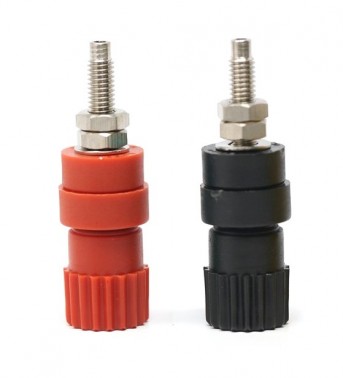 4mm Banana Socket - Speaker Binding Post - Red Black Pair (Min Order Quantity 1 pc for this Product)