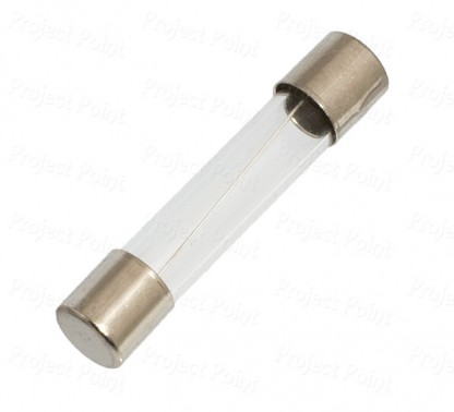 Low Quality Glass Fuse - 6.3mm x 32mm - 0.5A (500mA) (Min Order Quantity 1 pc for this Product)