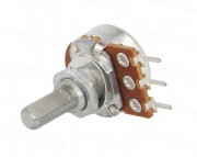 10K Ohm Logarithmic Taper 16mm Rotary Potentiometer - Elcon