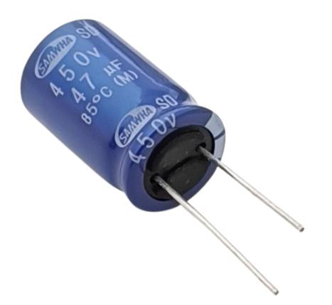 47uF 450V Electrolytic Capacitor - Samwha  (Min Order Quantity 1 pc for this Product)