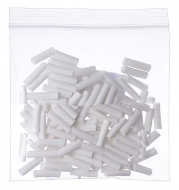 Pre-Cut Heat Shrink Tube 3mm x 50mm White - 100 Pcs (Min Order Quantity 1pc for this Product)