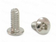 UNC 6-32 Slotted Phillips Combo Pan Head Machine Screw - 9mm