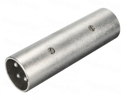 3-Pin XLR Male to XLR Male Adapter - Medium Quality (Min Order Quantity 1 pc for this Product)