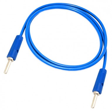 4mm Banana Plug to Banana Plug Cable - 18A 35cm Blue (Min Order Quantity 1pc for this Product)