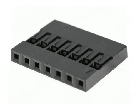 2.54mm Crimp Connector Housing 1x7 (Min Order Quantity 1 pc for this Product)