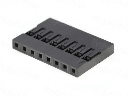 2.54mm Crimp Connector Housing 1x8 (Min Order Quantity 1 pc for this Product)