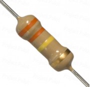 330K Ohm 1W Carbon Film Resistor 5% - High Quality