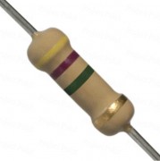 4.7M Ohm 1W Carbon Film Resistor 5% - High Quality