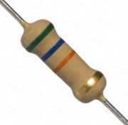 56K Ohm 2W Carbon Film Resistor 5% - High Quality