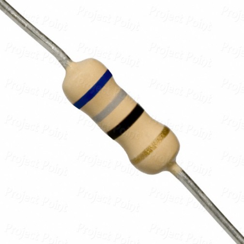 68 Ohm 1W Carbon Film Resistor 5% - High Quality (Min Order Quantity 1 pc for this Product)
