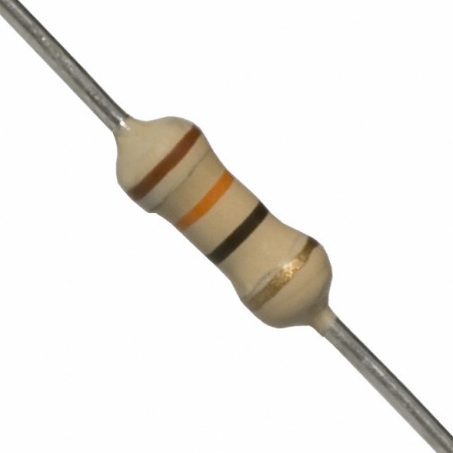 13 Ohm 0.25W Carbon Film Resistor 5% - High Quality (Min Order Quantity 1 pc for this Product)