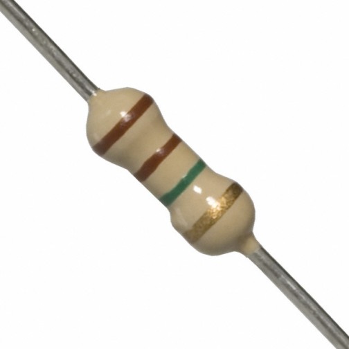 1.1M Ohm 0.25W Carbon Film Resistor 5% - Medium Quality (Min Order Quantity 1 pc for this Product)