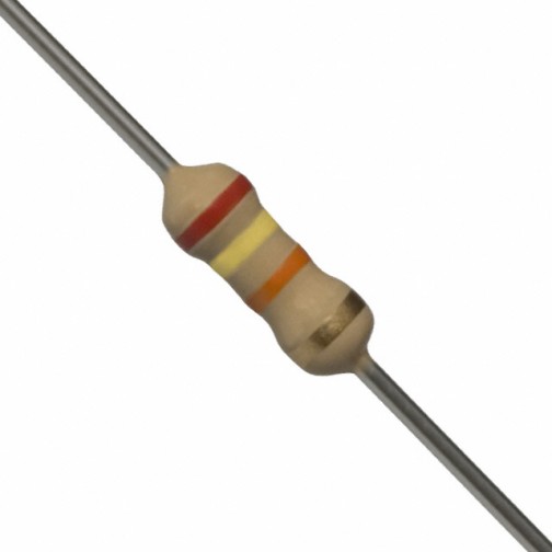 24K Ohm 0.25W Carbon Film Resistor 5% - High Quality (Min Order Quantity 1 pc for this Product)