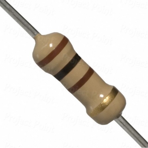 100 Ohm 2W Carbon Film Resistor 5% - High Quality (Min Order Quantity 1 pc for this Product)