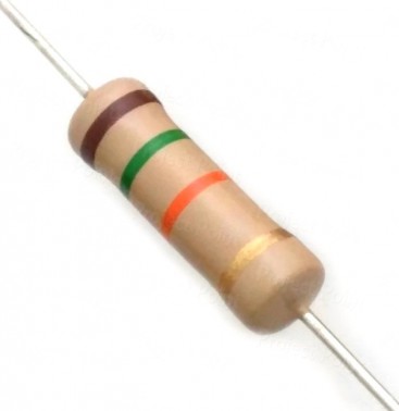 15K Ohm 2W Carbon Film Resistor 5% - High Quality (Min Order Quantity 1 pc for this Product)