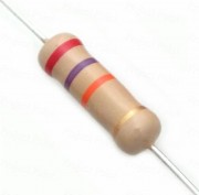 27K Ohm 2W Carbon Film Resistor 5% - High Quality