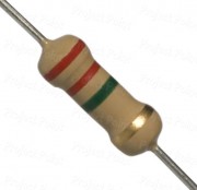 2.2M Ohm 2W Carbon Film Resistor 5% - High Quality