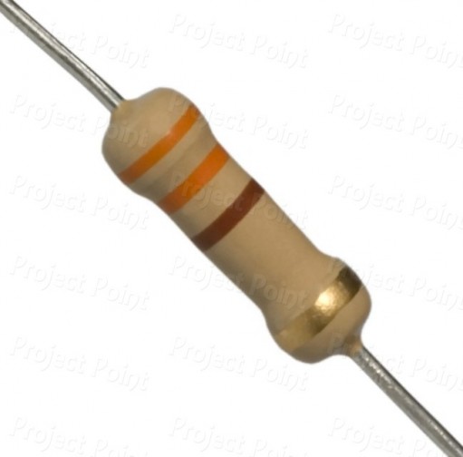 330 Ohm 2W Carbon Film Resistor 5% - High Quality (Min Order Quantity 1 pc for this Product)