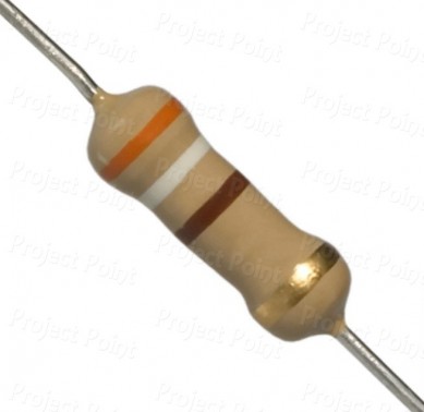 390 Ohm 2W Carbon Film Resistor 5% - High Quality (Min Order Quantity 1 pc for this Product)