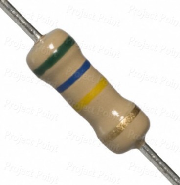 560K Ohm 2W Carbon Film Resistor 5% - High Quality (Min Order Quantity 1pc for this Product)