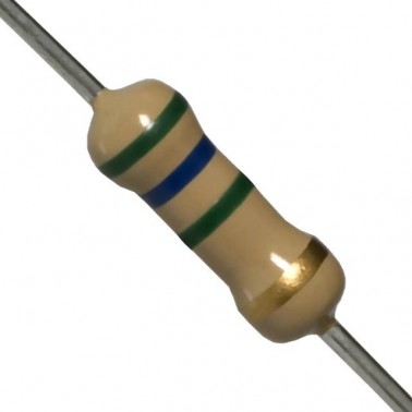 5.6M Ohm 2W Carbon Film Resistor 5% - High Quality (Min Order Quantity 1 pc for this Product)