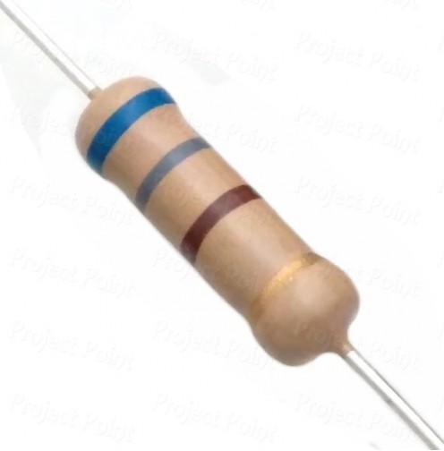 680 Ohm 2W Carbon Film Resistor 5% - High Quality (Min Order Quantity 1 pc for this Product)
