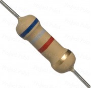 6.8K Ohm 2W Carbon Film Resistor 5% - High Quality