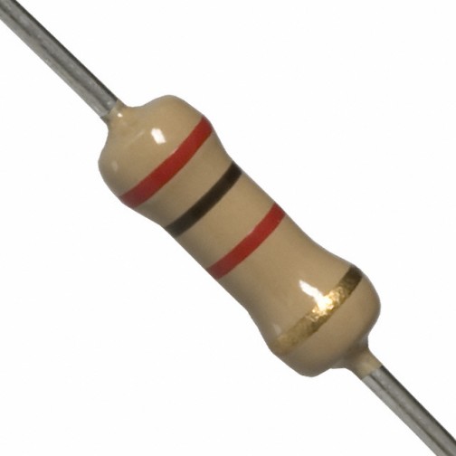 2K Ohm 0.5W Carbon Film Resistor 5% - Medium Quality (Min Order Quantity 1 pc for this Product)