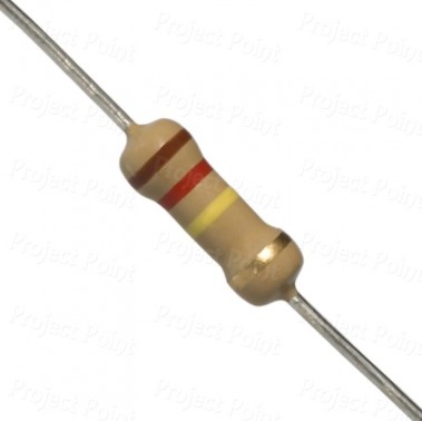 120K Ohm 0.5W Carbon Film Resistor 5% - High Quality (Min Order Quantity 1pc for this Product)