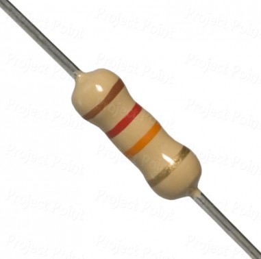 12K Ohm 0.5W Carbon Film Resistor 5% - Medium Quality (Min Order Quantity 1pc for this Product)