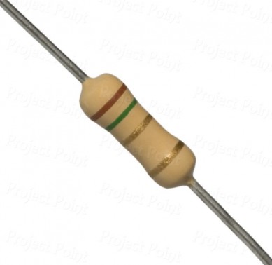 1.5 Ohm 1W Carbon Film Resistor 5% - High Quality (Min Order Quantity 1pc for this Product)