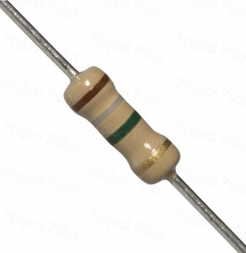 1.8M Ohm 0.5W Carbon Film Resistor 5% - High Quality (Min Order Quantity 1 pc for this Product)