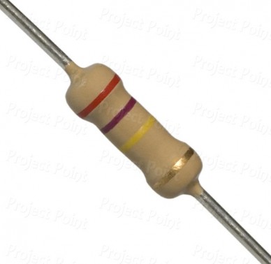 270K Ohm 0.5W Carbon Film Resistor 5% - Medium Quality (Min Order Quantity 1pc for this Product)