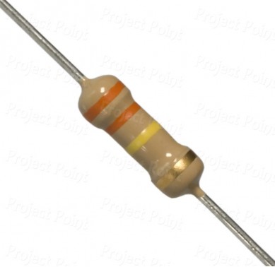 330K Ohm 0.5W Carbon Film Resistor 5% - Medium Quality (Min Order Quantity 1pc for this Product)