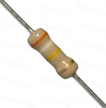 390K Ohm 0.5W Carbon Film Resistor 5% - Medium Quality (Min Order Quantity 1pc for this Product)