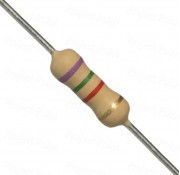 7.5K Ohm 0.5W Carbon Film Resistor 5% - Medium Quality