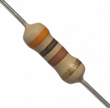 300 Ohm 0.5W Carbon Film Resistor 5% - High Quality (Min Order Quantity 1pc for this Product)