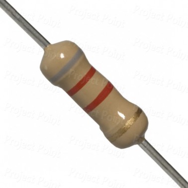 8.2K Ohm 0.5W Carbon Film Resistor 5% - Medium Quality (Min Order Quantity 1pc for this Product)