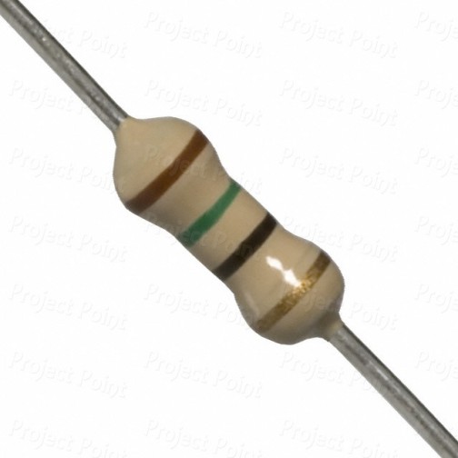 15 Ohm 0.25W Carbon Film Resistor 5% - High Quality (Min Order Quantity 1 pc for this Product)