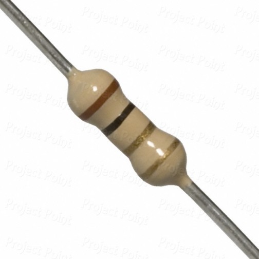 1 Ohm 0.25W Carbon Film Resistor 5% - Medium Quality (Min Order Quantity 1 pc for this Product)