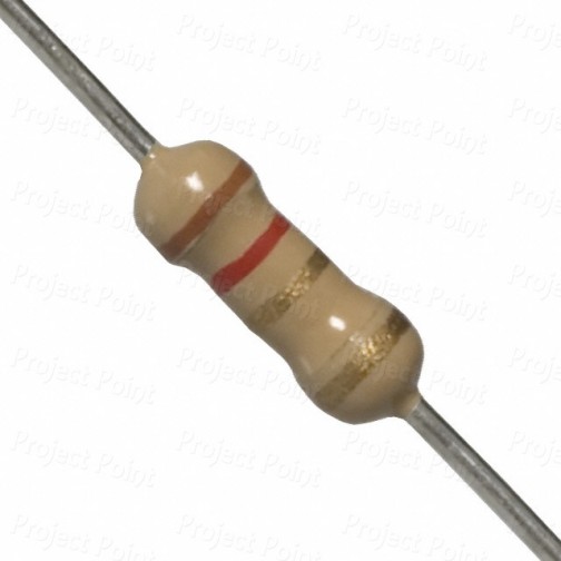 1.2 Ohm 0.25W Carbon Film Resistor 5% - Medium Quality (Min Order Quantity 1 pc for this Product)