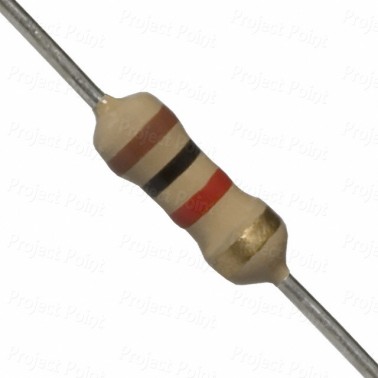 1K Ohm 0.25W Carbon Film Resistor 5% - Medium Quality (Min Order Quantity 1pc for this Product)