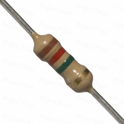 1.2M Ohm 0.25W Carbon Film Resistor 5% - Medium Quality (Min Order Quantity 1 pc for this Product)